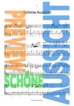 Schöne Aussicht, modernes Vortragsstück für Klavier, Christoph Bellmann